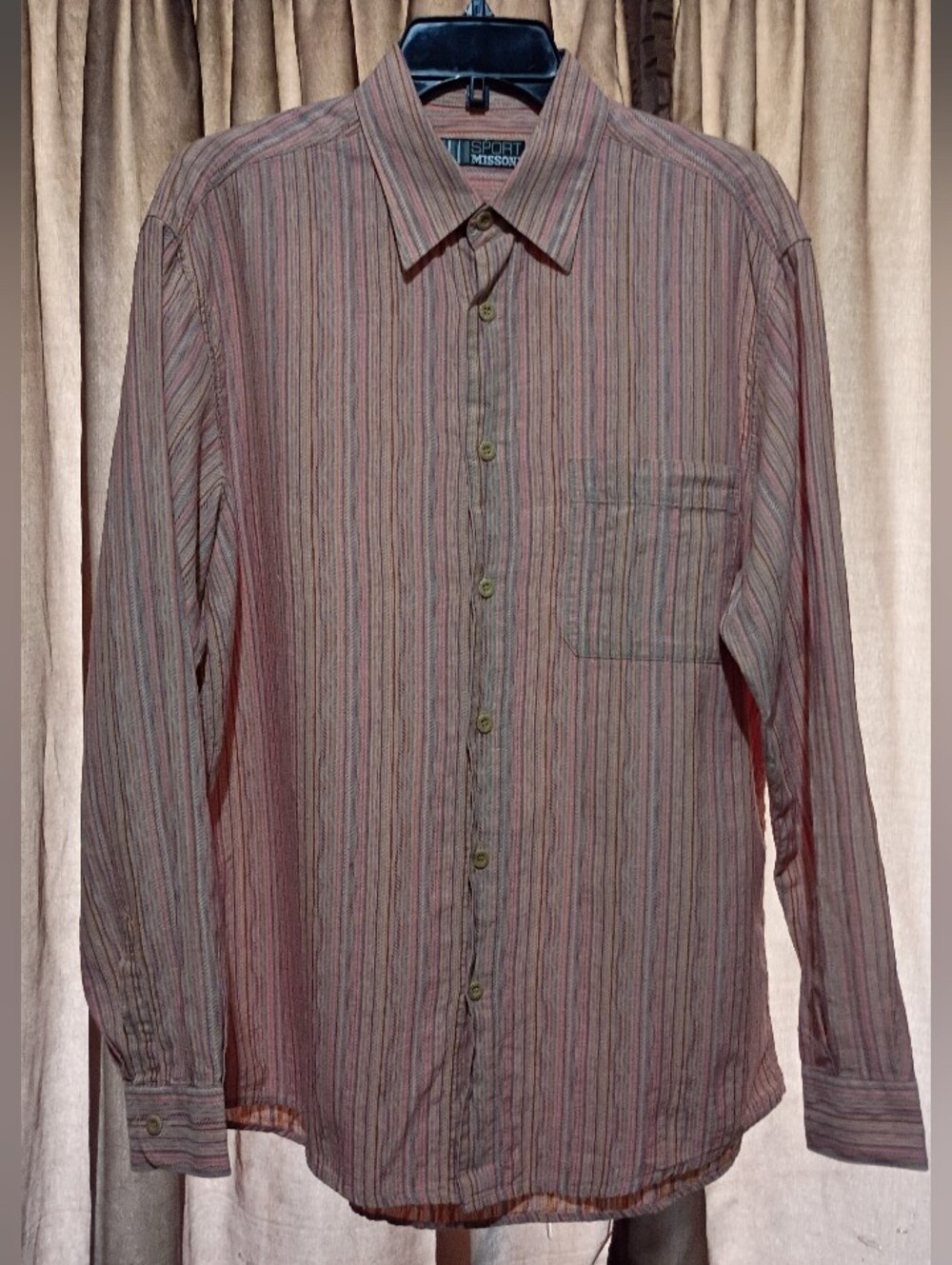 Missoni Men's Striped Long-Sleeve Button-Up Shirt